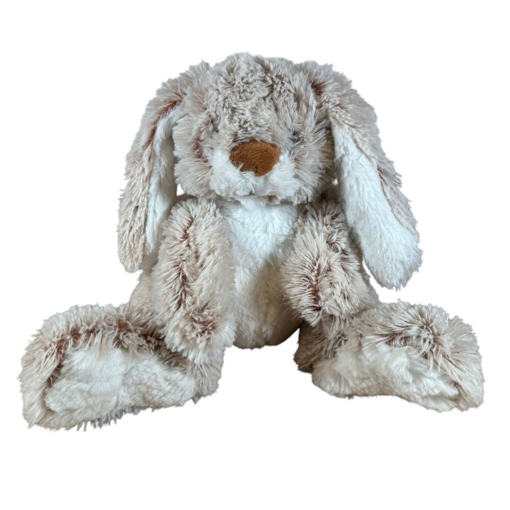 Melissa & Doug Burrow Bunny Rabbit Plush Stuffed Animal Brown 9" Soft Kids Toy